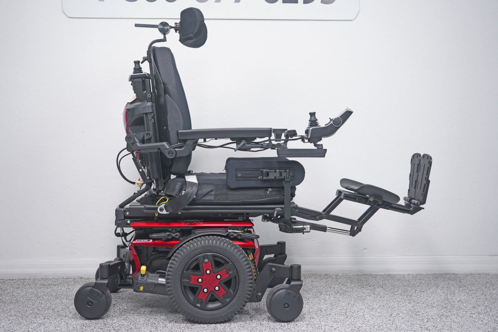 Quantum Edge 3 Power Wheelchair 12" iLevel Seat Lift, Tilt, Recline & Legs - 8826