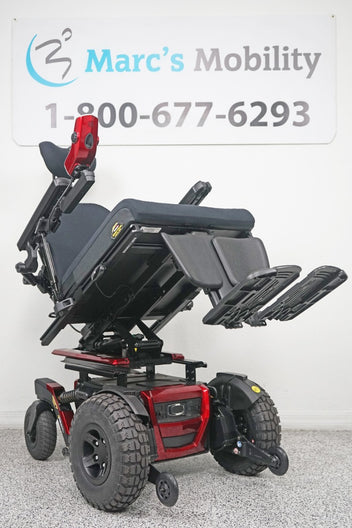 Quantum 4Front Power Wheelchair Tilt & Large Knobby Tires - 6997
