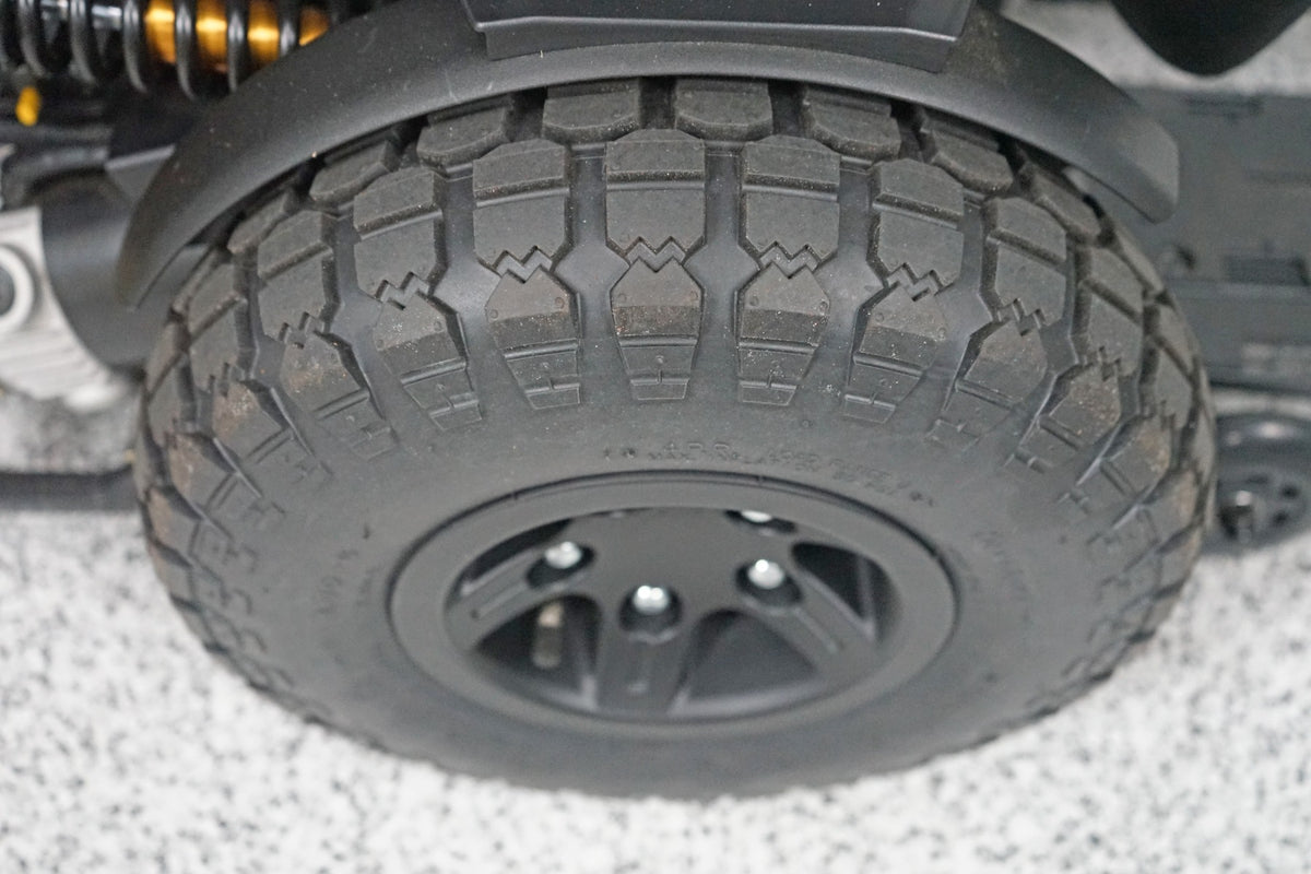 Quantum 4Front Power Wheelchair Tilt & Large Knobby Tires - 6997