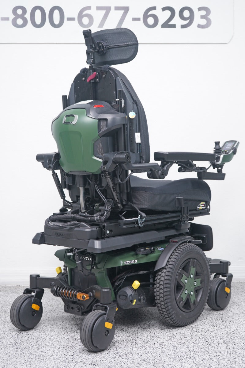 Quantum Edge 3 Power Wheelchair 12" iLevel Seat Lift, Tilt, Recline, Legs & Anterior Tilt - 8817