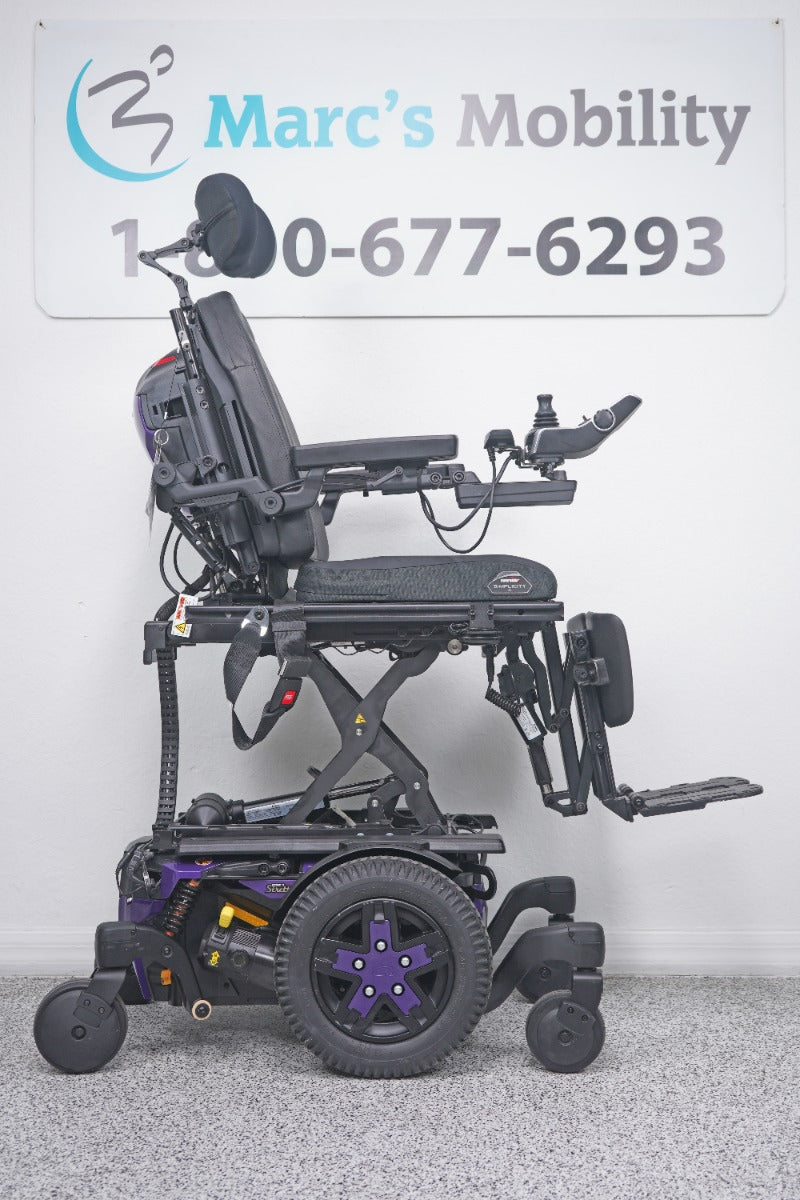 Quantum Edge 3 Stretto Power Wheelchair 12" iLevel Seat Lift, Tilt, Recline & Legs - 8827