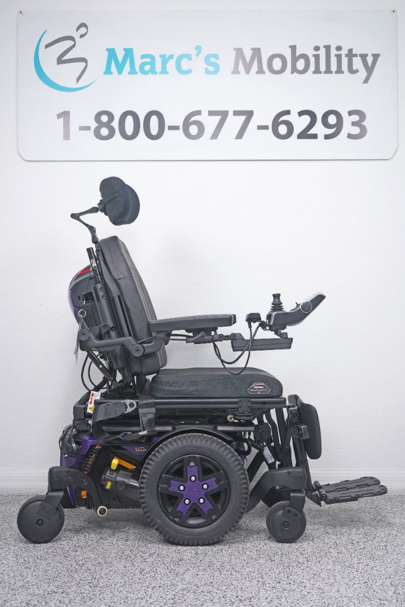 Quantum Edge 3 Stretto Power Wheelchair 12" iLevel Seat Lift, Tilt, Recline & Legs - 8827
