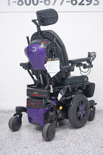 Quantum Edge 3 Stretto Power Wheelchair 12" iLevel Seat Lift, Tilt, Recline & Legs - 8827