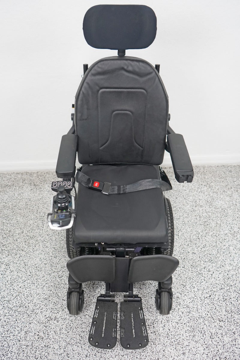 Quantum Edge 3 Stretto Power Wheelchair 12" iLevel Seat Lift, Tilt, Recline & Legs - 8827