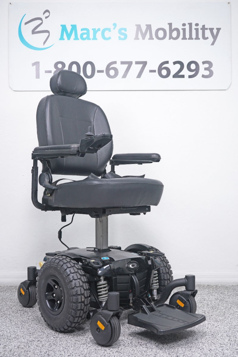 Quantum Q6 Edge Power Wheelchair Large Knobby Tires & 7" Seat Lift - 8762