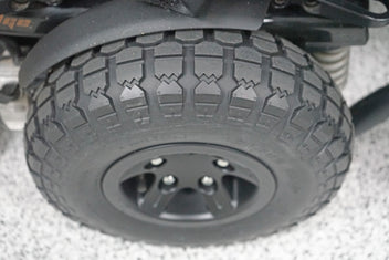 Quantum Q6 Edge Power Wheelchair Large Knobby Tires - 6995