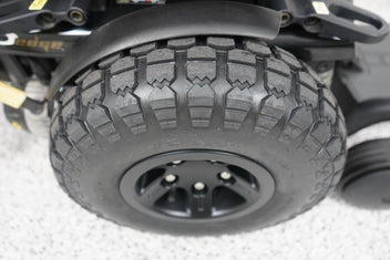 Quantum Q6 Edge Power Wheelchair Large Knobby Tires & 7" Seat Lift - 8762