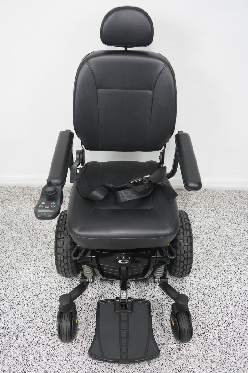 Quantum Q6 Edge Power Wheelchair Large Knobby Tires & 7" Seat Lift - 8762