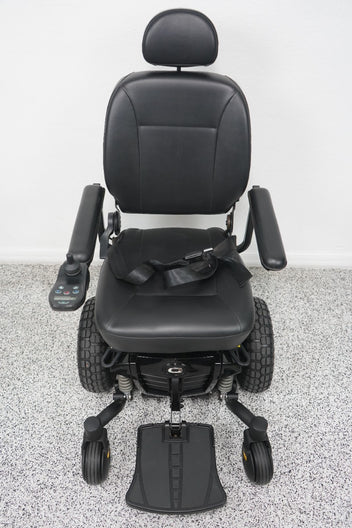 Quantum Q6 Edge Power Wheelchair Large Knobby Tires & 7" Seat Lift - 8762