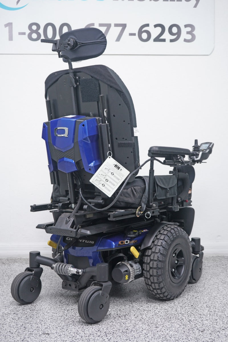 Quantum Q6 Edge Power Wheelchair Tilt , Legs & Large Knobby Tires - 8749