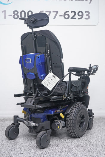 Quantum Q6 Edge Power Wheelchair Tilt , Legs & Large Knobby Tires - 8749