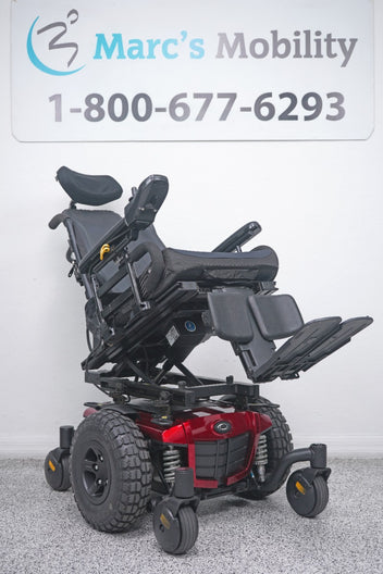 Quantum Q6 Edge Power Wheelchair Tilt & Large Knobby Tires - 8813