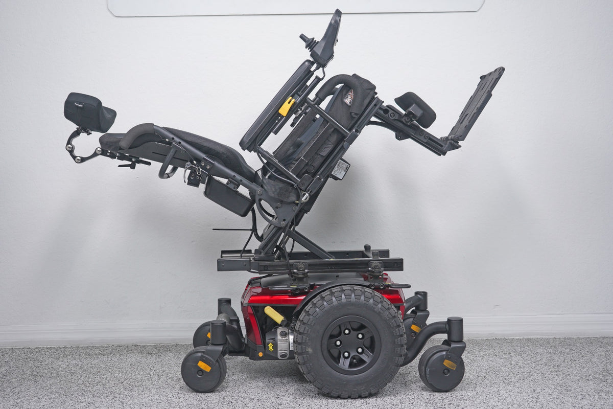 Quantum Q6 Edge Power Wheelchair Tilt & Large Knobby Tires - 8813