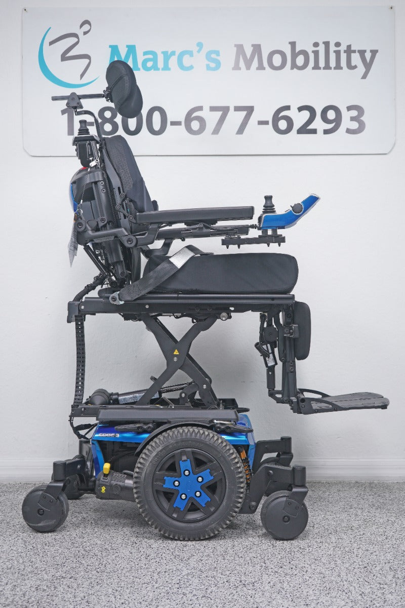 Quantum Edge 3 Power Wheelchair 12" iLevel Seat Lift, Tilt, Recline & Legs - 8871