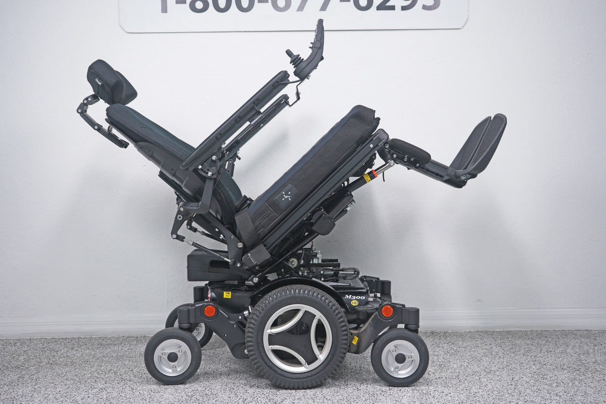 Permobil M300 HD Power Wheelchair Seat Lift, Tilt, Recline & Legs - 8864