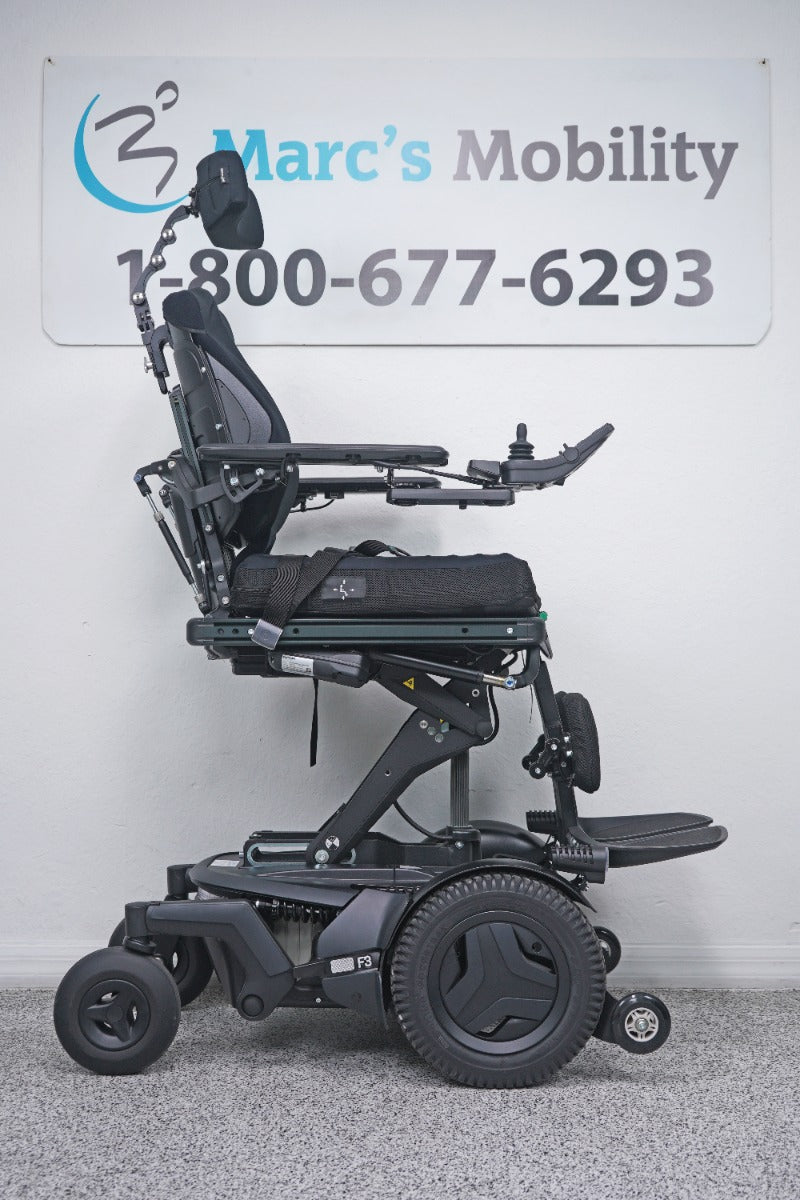 Permobil F3 Power Wheelchair 12" Seat Lift, Tilt, Recline, Legs & Anterior Tilt - 8918
