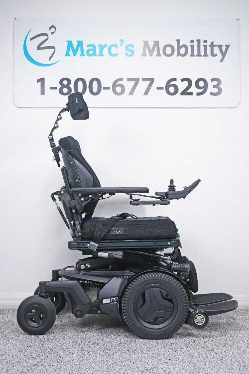 Permobil F3 Power Wheelchair 12" Seat Lift, Tilt, Recline, Legs & Anterior Tilt - 8918