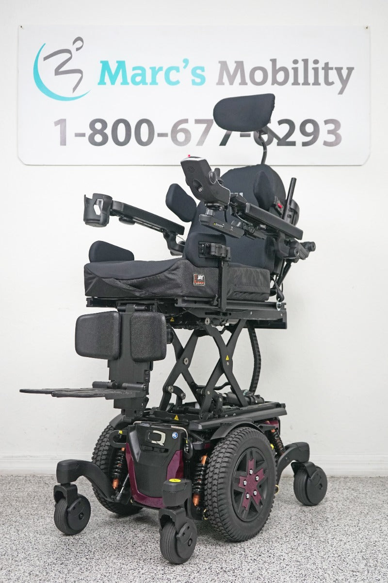 Quantum Edge 3 Stretto Power Wheelchair 12" iLevel Seat Lift, Tilt, Recline & Legs - 7121