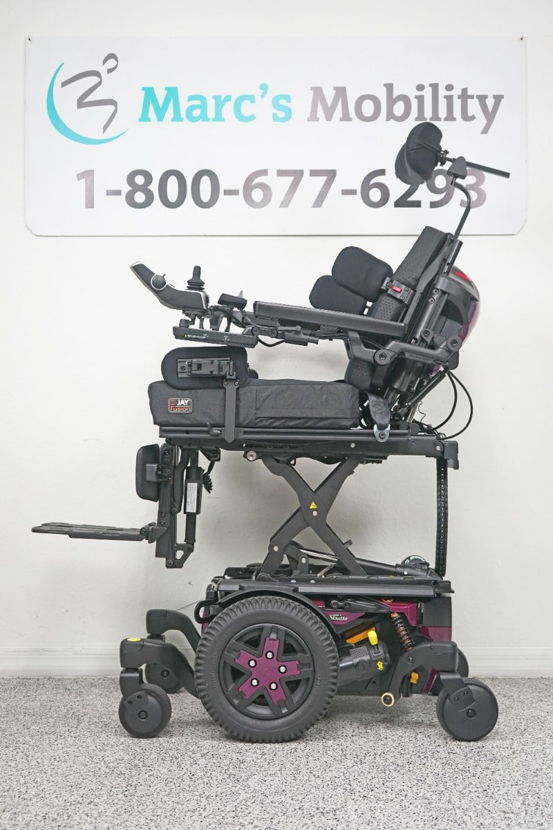 Quantum Edge 3 Stretto Power Wheelchair 12" iLevel Seat Lift, Tilt, Recline & Legs - 7121