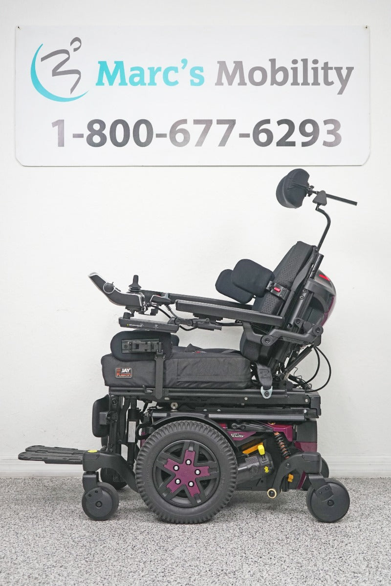 Quantum Edge 3 Stretto Power Wheelchair 12" iLevel Seat Lift, Tilt, Recline & Legs - 7121