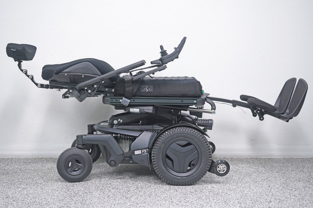 Permobil F3 Power Wheelchair 12" Seat Lift, Tilt, Recline, Legs & Anterior Tilt - 8918