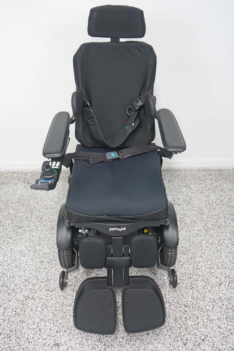 Permobil F3 Power Wheelchair 12" Seat Lift, Tilt, Recline, Legs & Anterior Tilt - 8947