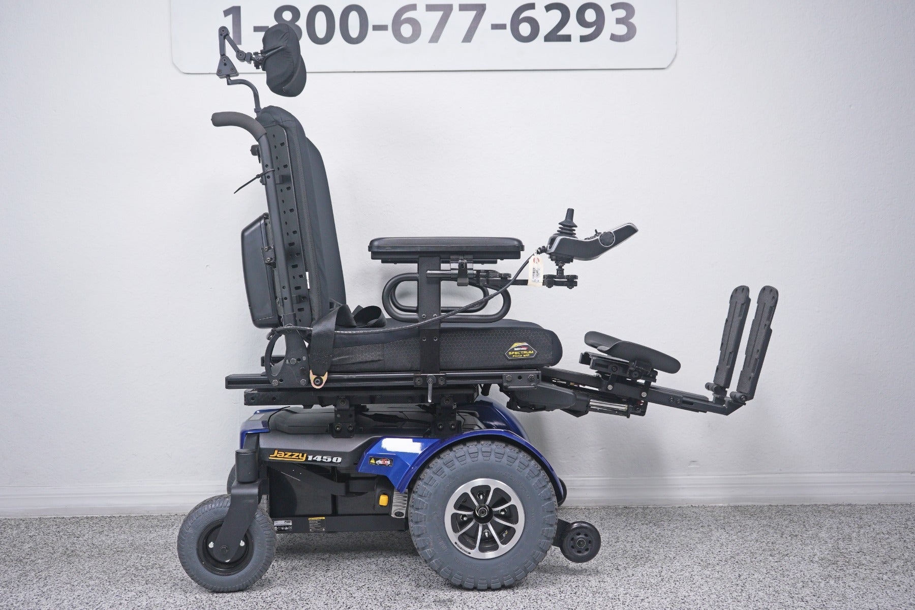 Jazzy 1450 Heavy Duty Power Wheelchair Tilt & Legs - 8942