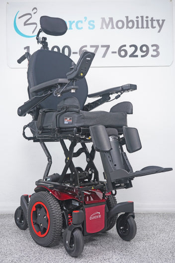 Quickie Q300 M Mini Power Wheelchair Seat Lift, Tilt, Recline & Legs - 9008
