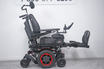 Quickie Q300 M Mini Power Wheelchair Seat Lift, Tilt, Recline & Legs - 9008