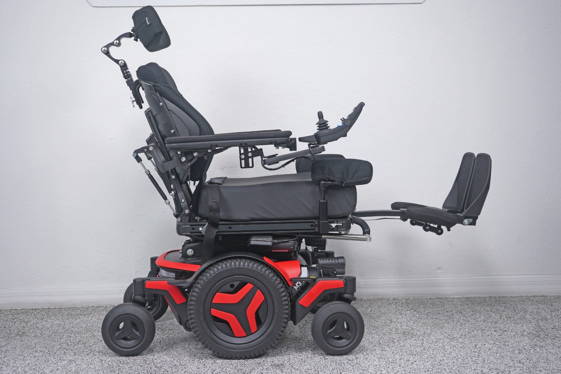 Permobil M3 Power Wheelchair 12" Seat Lift, Tilt, Recline, Legs & Anterior Tilt - 9014