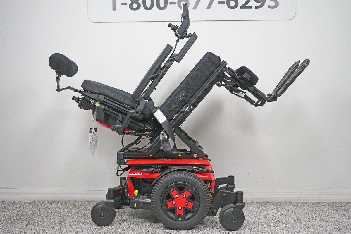Quantum Edge 3 Power Wheelchair 12" iLevel Seat Lift, Tilt, Recline & Legs - 7207