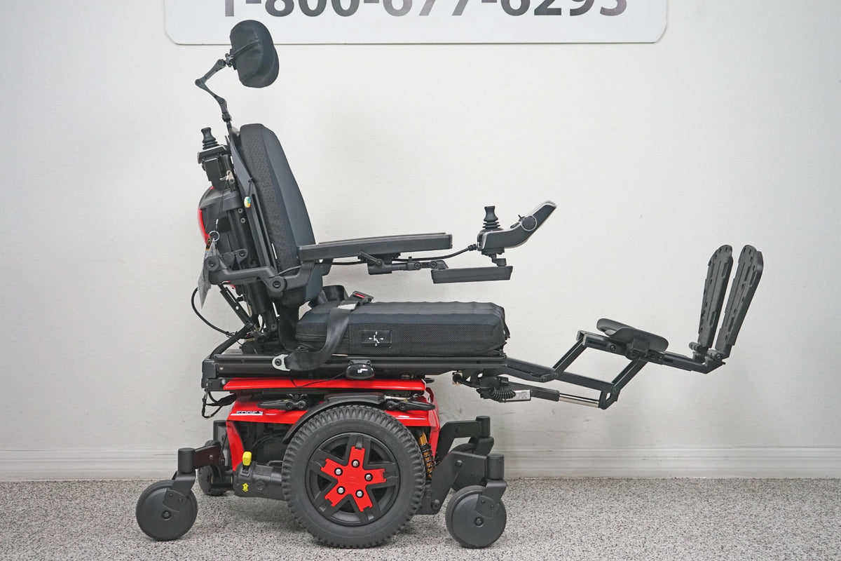 Quantum Edge 3 Power Wheelchair 12" iLevel Seat Lift, Tilt, Recline & Legs - 7207