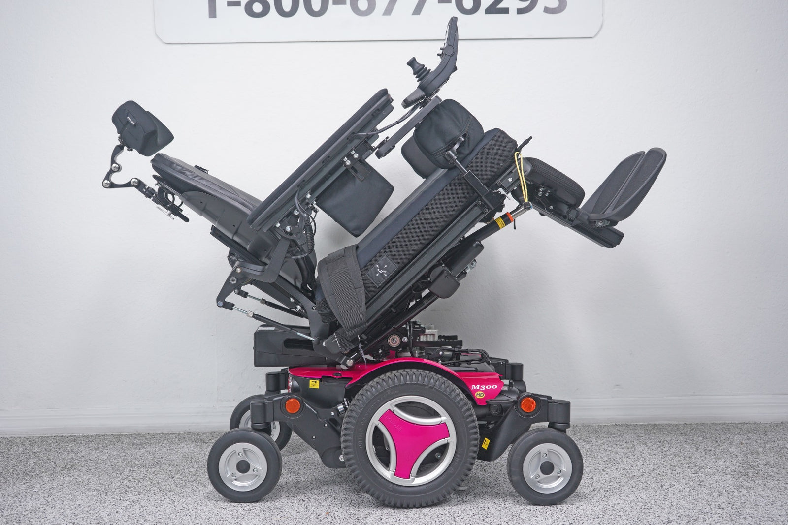 Permobil M300 HD Power Wheelchair Seat Lift, Tilt, Recline & Legs - 9029