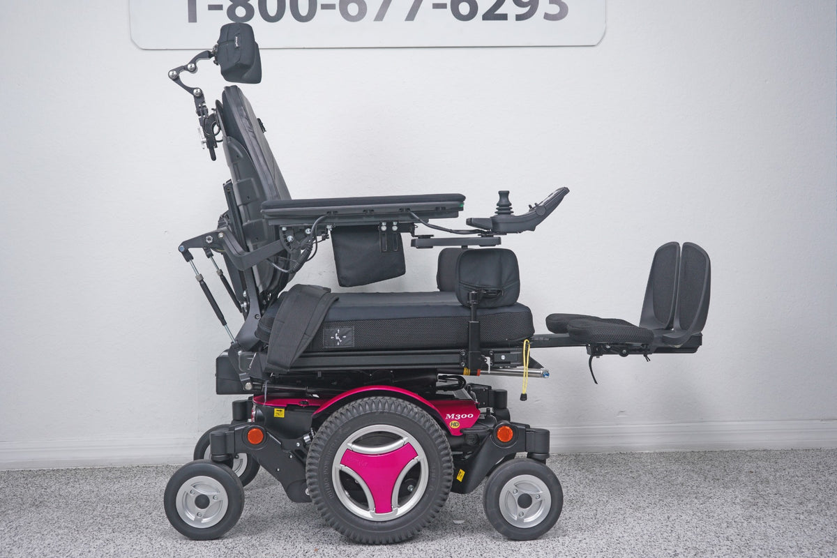 Permobil M300 HD Power Wheelchair Seat Lift, Tilt, Recline & Legs - 9029