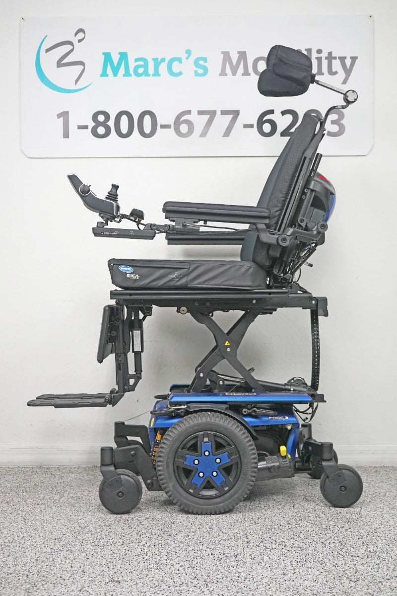 Quantum Edge 3 Power Wheelchair 12" iLevel Seat Lift, Tilt, Recline & Legs - 7202