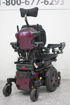 Quantum Edge 3 Stretto Power Wheelchair - 12" iLevel Seat Lift, Recline, Tilt, Legs - 5447