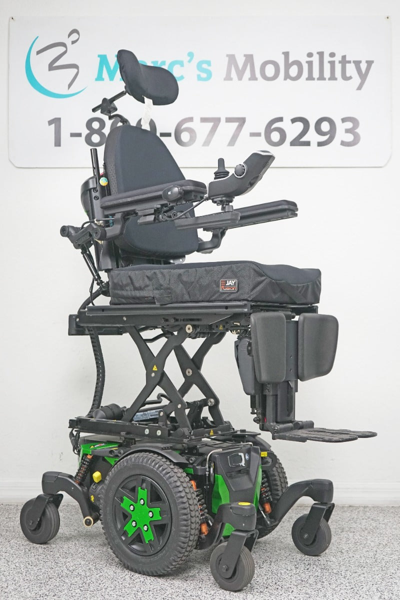 Quantum Edge 3 Stretto Power Wheelchair 12" iLevel Seat Lift, Tilt, Recline & Legs - 7408