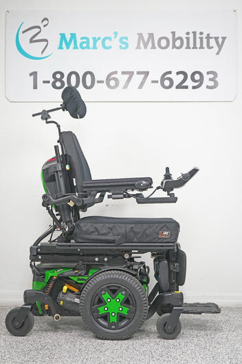 Quantum Edge 3 Stretto Power Wheelchair 12" iLevel Seat Lift, Tilt, Recline & Legs - 7408