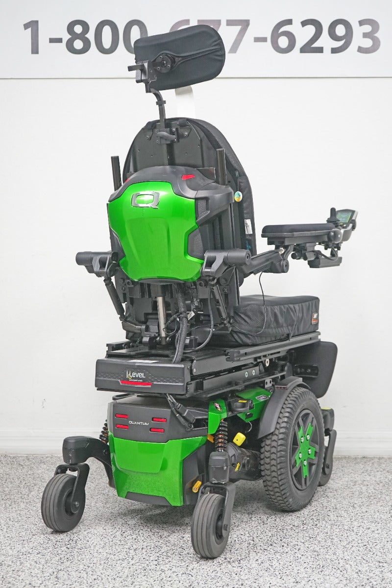 Quantum Edge 3 Stretto Power Wheelchair 12" iLevel Seat Lift, Tilt, Recline & Legs - 7408