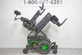 Quantum Edge 3 Stretto Power Wheelchair 12" iLevel Seat Lift, Tilt, Recline & Legs - 7408