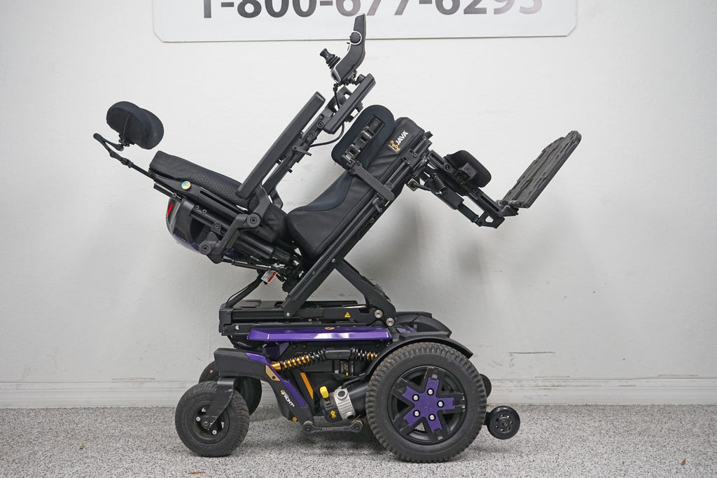 Quantum 4Front 2 Power Wheelchair w/ Seat Lift, Tilt, Recline & Legs - 5453