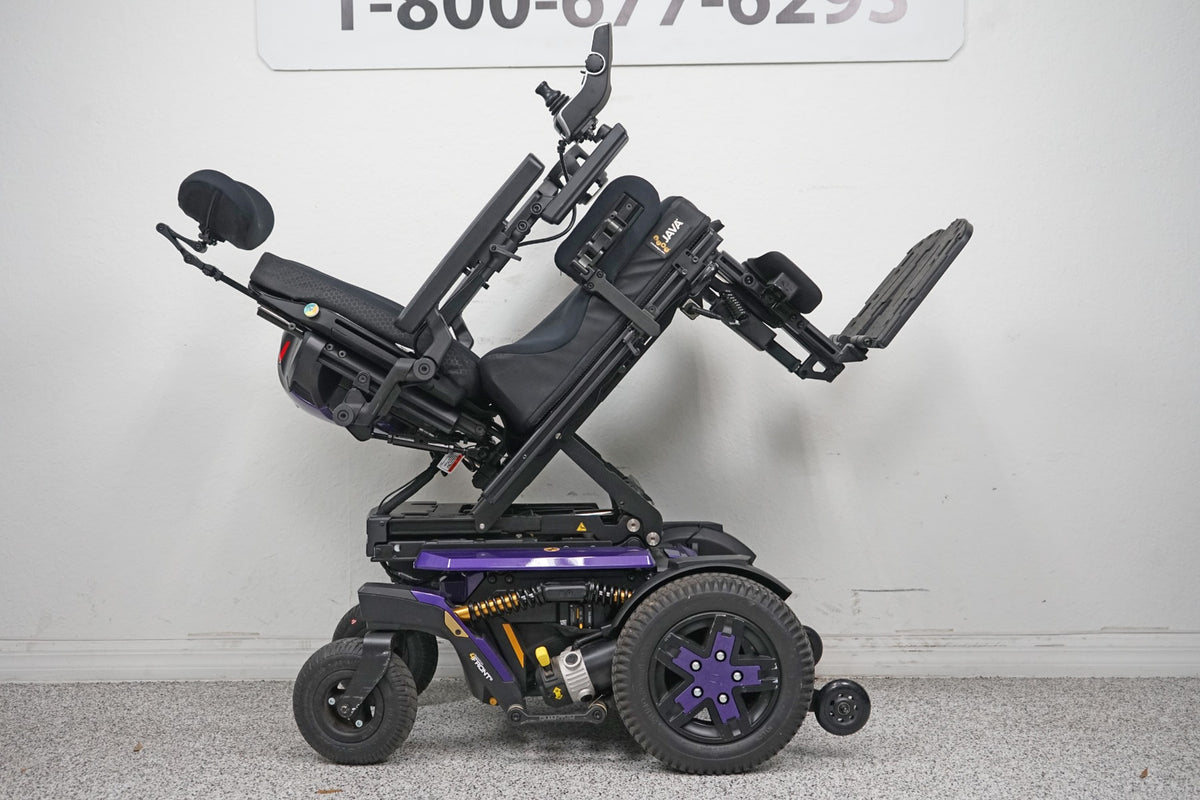 Quantum 4Front 2 Power Wheelchair w/ Seat Lift, Tilt, Recline & Legs - 5453