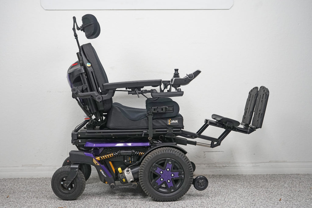 Quantum 4Front 2 Power Wheelchair w/ Seat Lift, Tilt, Recline & Legs - 5453