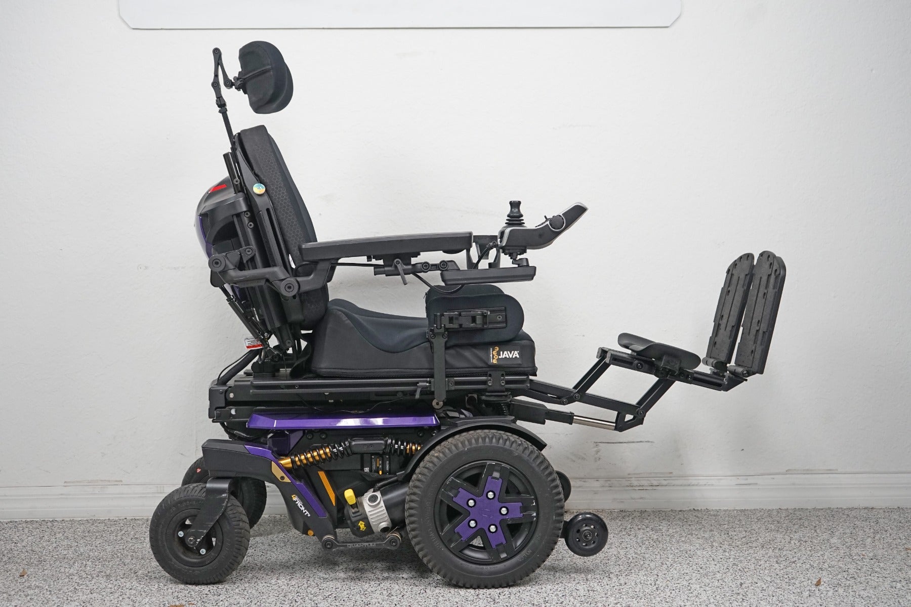 Quantum 4Front 2 Power Wheelchair w/ Seat Lift, Tilt, Recline & Legs - 5453