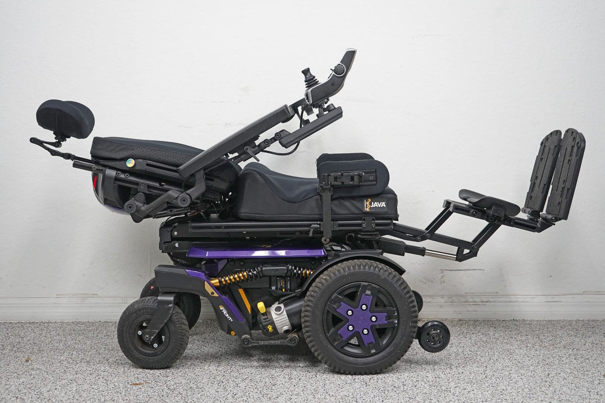 Quantum 4Front 2 Power Wheelchair w/ Seat Lift, Tilt, Recline & Legs - 5453