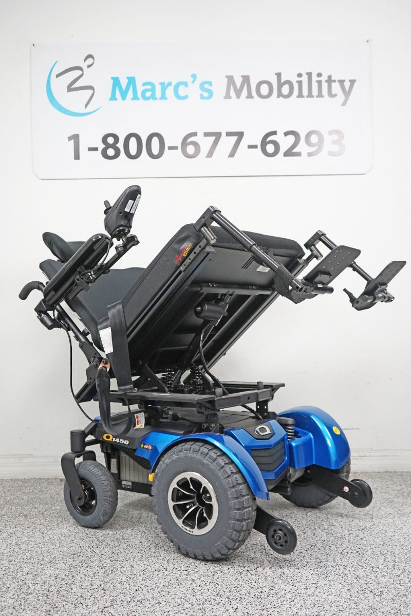 Quantum 1450 Heavy Duty Power Wheelchair w/ Tilt - 5537