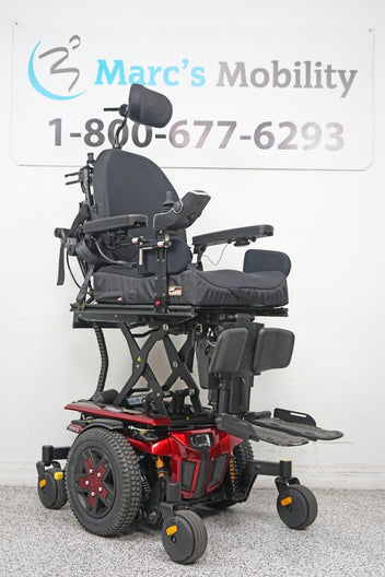 Quantum Edge 3 iLevel Power Wheelchair w/ 12" Seat Lift, Tilt, Recline & Legs - 5548