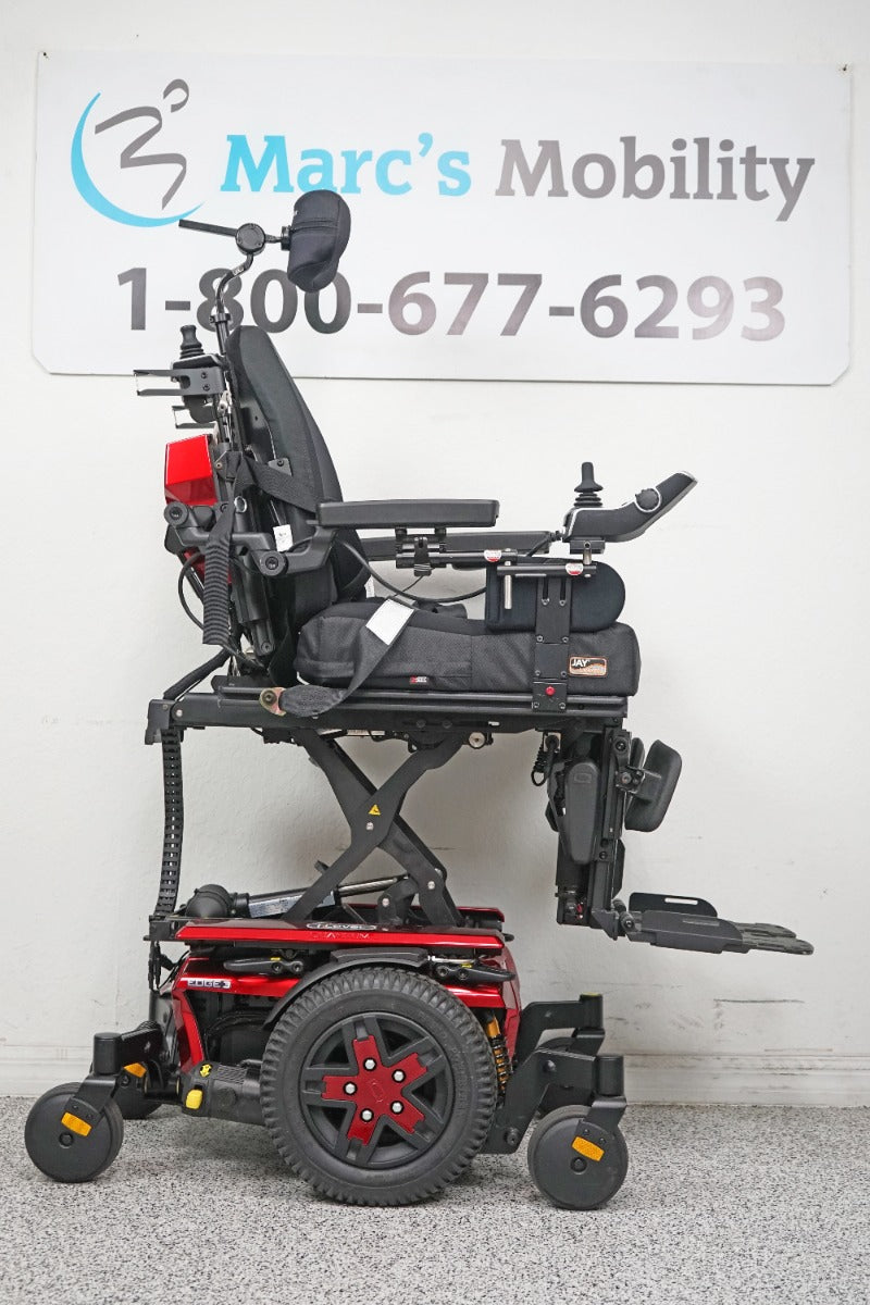 Quantum Edge 3 iLevel Power Wheelchair w/ 12" Seat Lift, Tilt, Recline & Legs - 5548