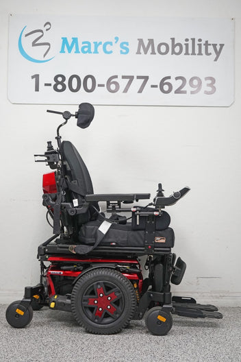 Quantum Edge 3 iLevel Power Wheelchair w/ 12" Seat Lift, Tilt, Recline & Legs - 5548