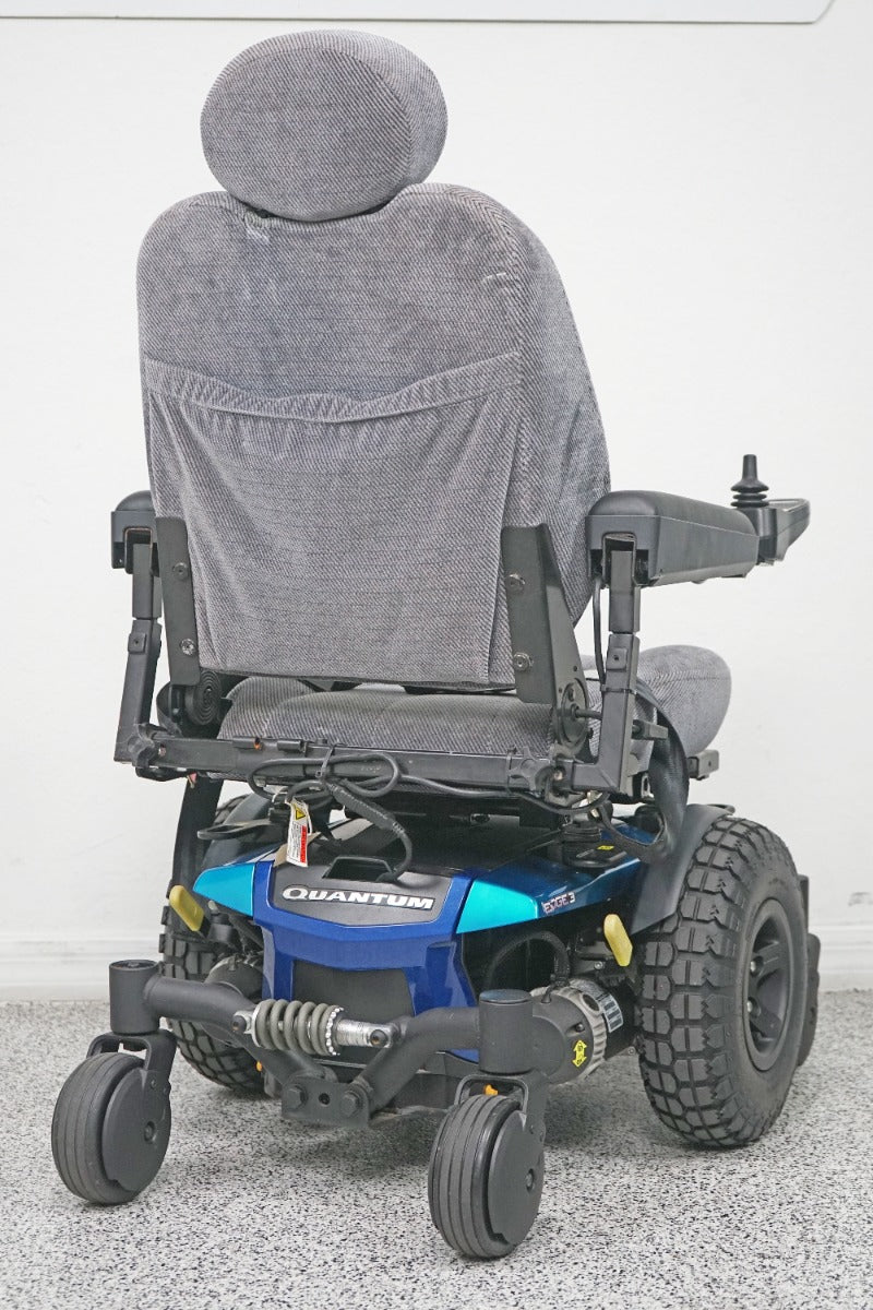 Quantum Q6 Edge Power Wheelchair Large Knobby Tires - 7486